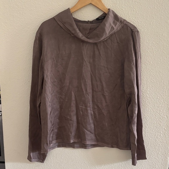 Massimo Dutti Satin Long Sleeve - Picture 1 of 2